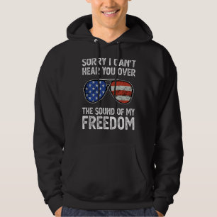 Het spijt me dat ik je kan horen over het geluid v hoodie
