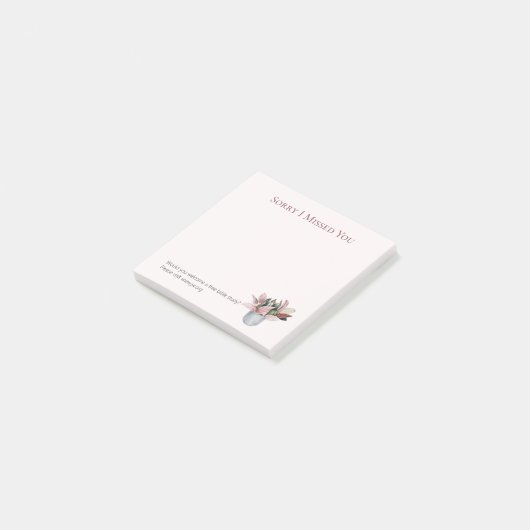 Het spijt me dat ik je Monsterra heb gemist. Post-it® Notes (Schuin)