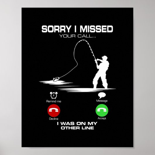 Het spijt me dat ik je oproep aan de andere kant h poster (Voorkant)