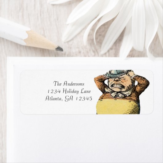 Het spijt me dat ik je schurnige Man die zijn haar Etiket (Insitu)