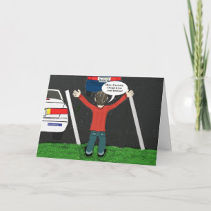 Het spijt me dat ik je verjaardagskaart ben verget kaart