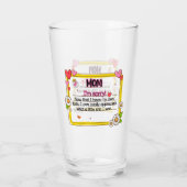 Het spijt me dat ik mijn eigen Kinderen heb. Glas (Achterkant)
