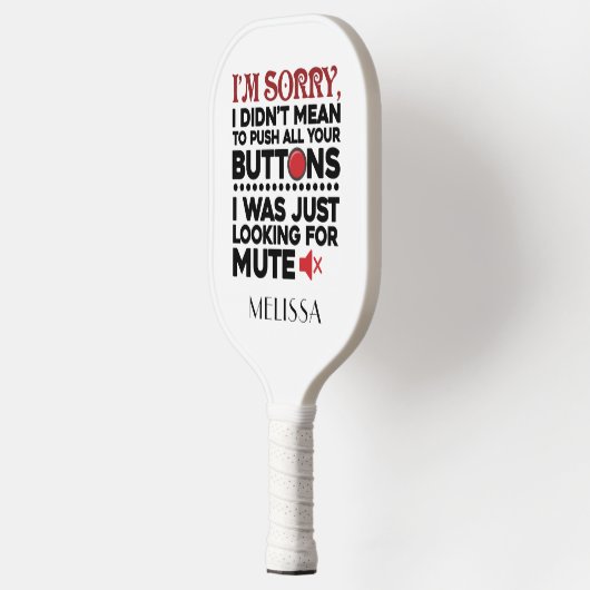 Het spijt me dat ik niet bedoeld was om Buttonnen Pickleball Paddle (Links)