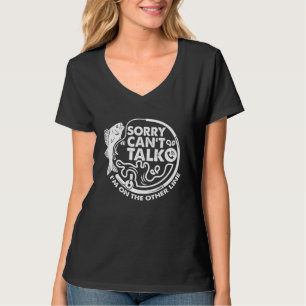 Het spijt me dat ik niet kan praten, ik ben op mij t-shirt