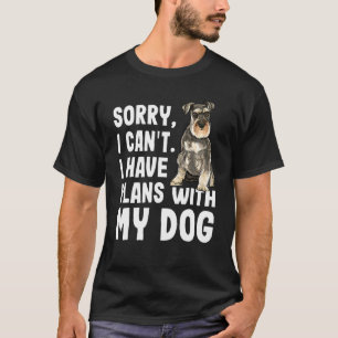 Het spijt me dat ik plannen heb met mijn miniatuur t-shirt