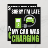 Het spijt me dat ik te laat ben... Mijn auto heeft (Voorkant / Achterkant)