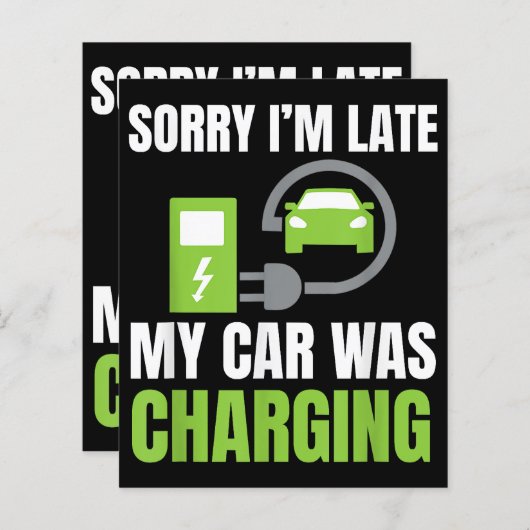 Het spijt me dat ik te laat ben... Mijn auto heeft (Voorkant / Achterkant)