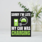 Het spijt me dat ik te laat ben... Mijn auto heeft (Staand voorkant)