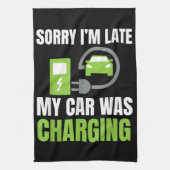 Het spijt me dat ik te laat ben... Mijn auto heeft Theedoek (Verticaal)