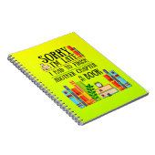 Het spijt me dat ik te laat was om mijn boek af te notitieboek (Rechterzijde)