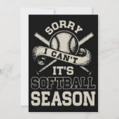 Het spijt me dat ik zijn softball t-shirts niet ve kaart (Voorkant)