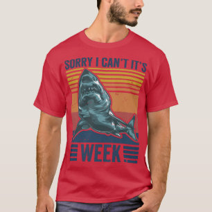 Het spijt me dat ik zijn week van grappige haaienv t-shirt