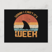 Het spijt me dat ik zijn weke grappige  geschenken uitnodiging briefkaart (Voorkant)