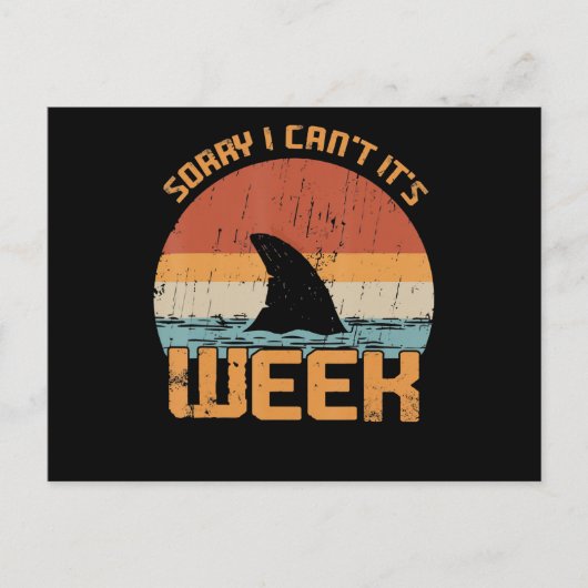 Het spijt me dat ik zijn weke grappige  geschenken uitnodiging briefkaart (Voorkant)