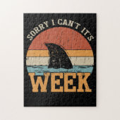 Het spijt me dat ik zijn weke grappige haaienvinne legpuzzel (Verticaal)