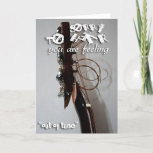 Het spijt me dat u zich uit de buurt voelt - zorg  kaart