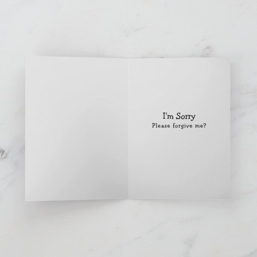 Het spijt me, Duitse herder Schattigee Kaart (Binnen)