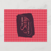 Het spijt me erg voor je verlies, verticaal gespan briefkaart (Voorkant)