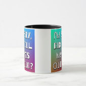 Het spijt me, heb ik mijn ogen luid uitgerold? mok (Midden)