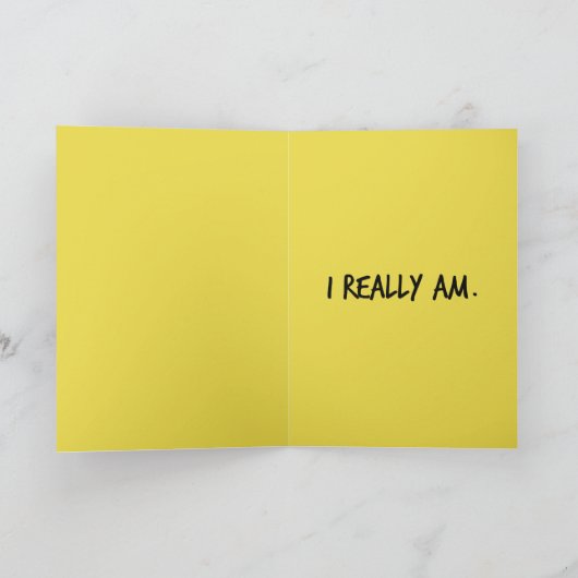 Het spijt me heel erg Kaarten (Binnen)