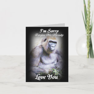 Het spijt me, hou van je_ kaart