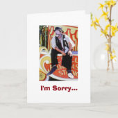 Het spijt me, ik voel me zo'n dwaas! Wenskaart Kaart (Gele Bloem)