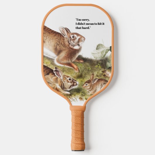 "Het spijt me, ik wilde het niet zo hard slaan." Pickleball Paddle (Voorkant)