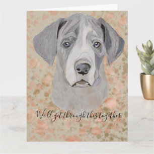 Het spijt me. IWe zal dit samen doorstaan Kaart