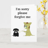 Het spijt me... kaart (Gele Bloem)