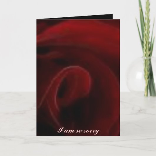 Het spijt me kaart (Voorkant)