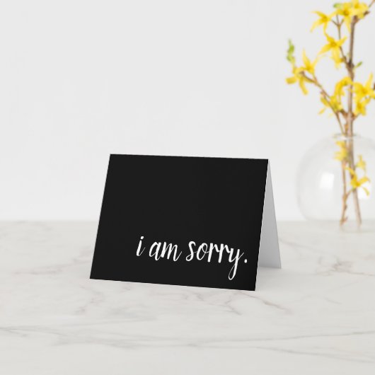 het spijt me kaart (Gele Bloem)