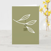 Het spijt me kaart (Gele Bloem)