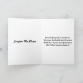 Het spijt me kaart (Binnen)
