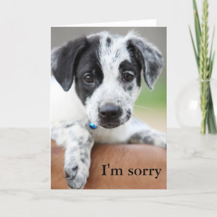 Het spijt me kaart