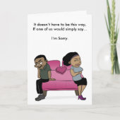 Het spijt me kaart (Voorkant)