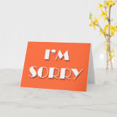 Het spijt me, kaarten (Gele Bloem)