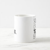 Het spijt me kan geen Tennis Dag Koffiemok (Center)