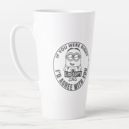 Het spijt me latte mok (Links)