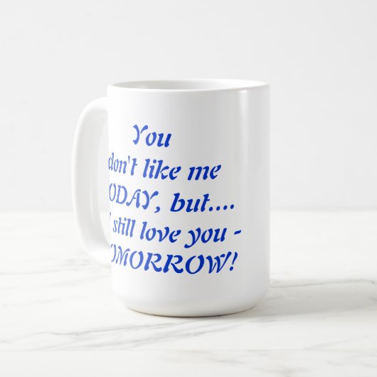 Het spijt me Mok (Voorkant links)