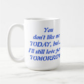 Het spijt me Mok (Links)