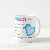 Het spijt me Mok (Voorkant rechts)