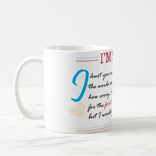 Het spijt me Mok (Links)