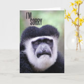 Het spijt me, Monkey Kaart (Gele Bloem)