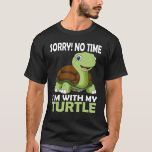 Het spijt me niet dat ik bij mijn schildpad ben t-shirt