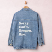 Het spijt me niet dat we de Amerikaanse staat Oreg Denim Jacket (Hangar)