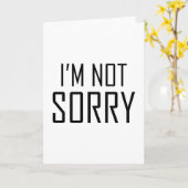 Het spijt me niet kaart (Gele Bloem)