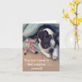 Het spijt me niet. kaart (Gele Bloem)