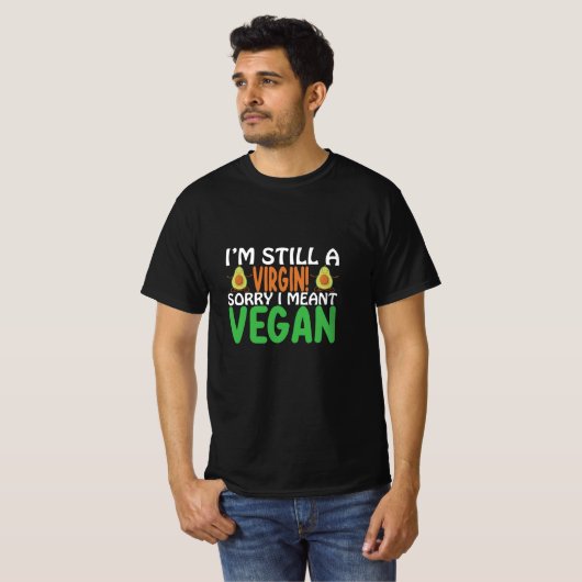 Het spijt me nog steeds dat ik vegan grappig cadea t-shirt (Voorkant volledig)
