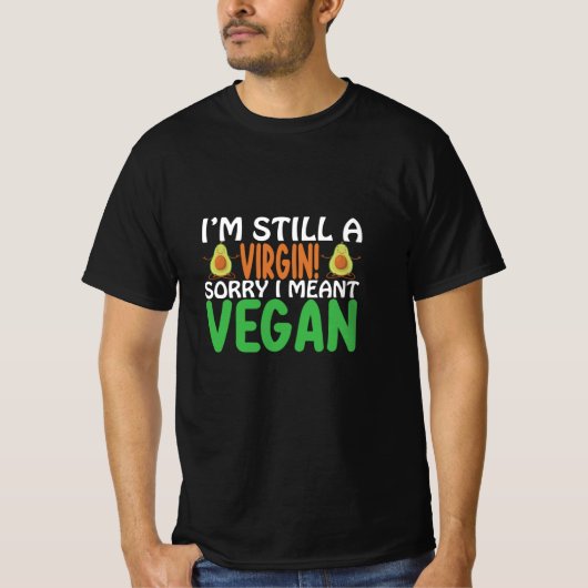 Het spijt me nog steeds dat ik vegan grappig cadea t-shirt (Voorkant)