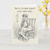 Het spijt me om te horen over je man kaart (Gele Bloem)